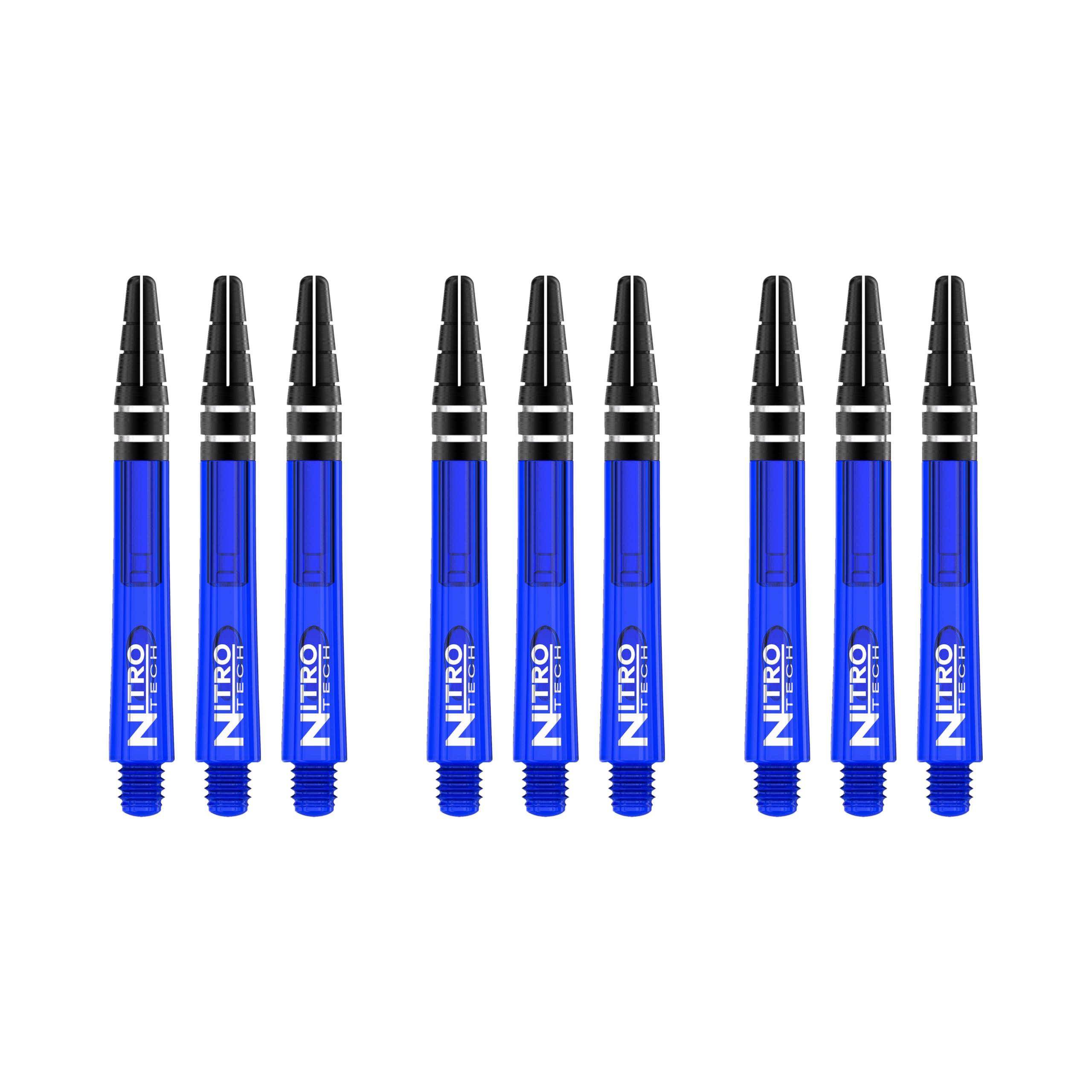 RED DRAGON Nitrotech Medium Stems - Blue - 3 sets per pack (9 Stems in total)