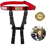 Toddler Child Airplane Travel Safety Harness Approved by FAA, Clip Strap Restraint System with Safe Airplane Cares Restraining Fly Travel Plane for Toddler Kids Child Infant