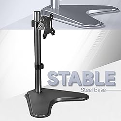 VIVO Single Monitor Desk Stand, Holds Screens up to