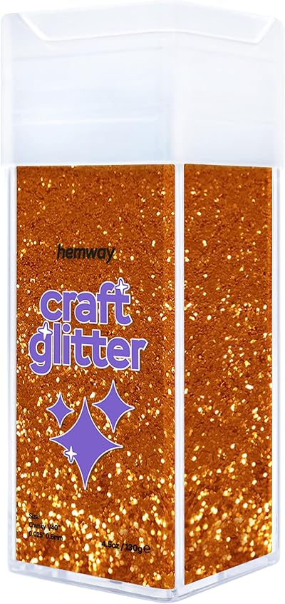 Hemway Copper Glitter Shaker 130g Chunky for Resin Epoxy Crafts
