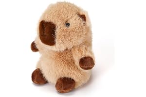 ABEARCAR Capybara Plush Soft Cute Stuffed Animals 6" Capybara Stuffed Plushies Pillow Birthday Christmas Valentine's Day Gifts for Kids Girlfriend