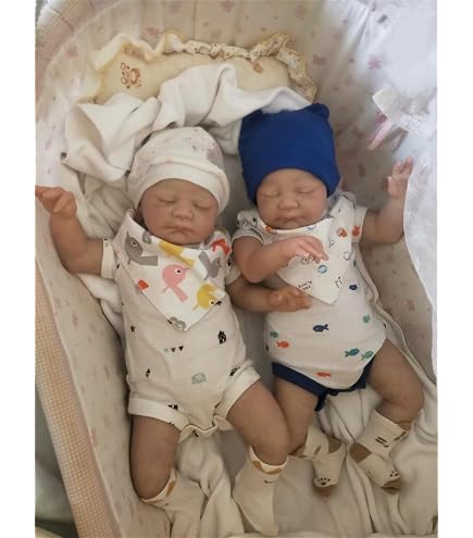 iCradle Angelbaby 24 inch Realistic Reborn Toddler Dolls Twins Boy and Girl Weighted iCradle Angelbaby 24 inch Realistic Reborn Toddler Dolls Twins Boy and Girl Weighted