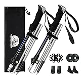 Trekking Poles Collapsible Hiking Poles - 2 Pack