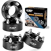 KSP 5x4.5 Wheel Spacers for J-e-e-p TJ XJ YJ ZJ KJ KK, 2inch 5x114.3 Forged Spacer with 80.5mm Bore 1/2"-20 Studs Compatible with Ford Explorer Mustan Falcon, Not Hubcentric-4pcs