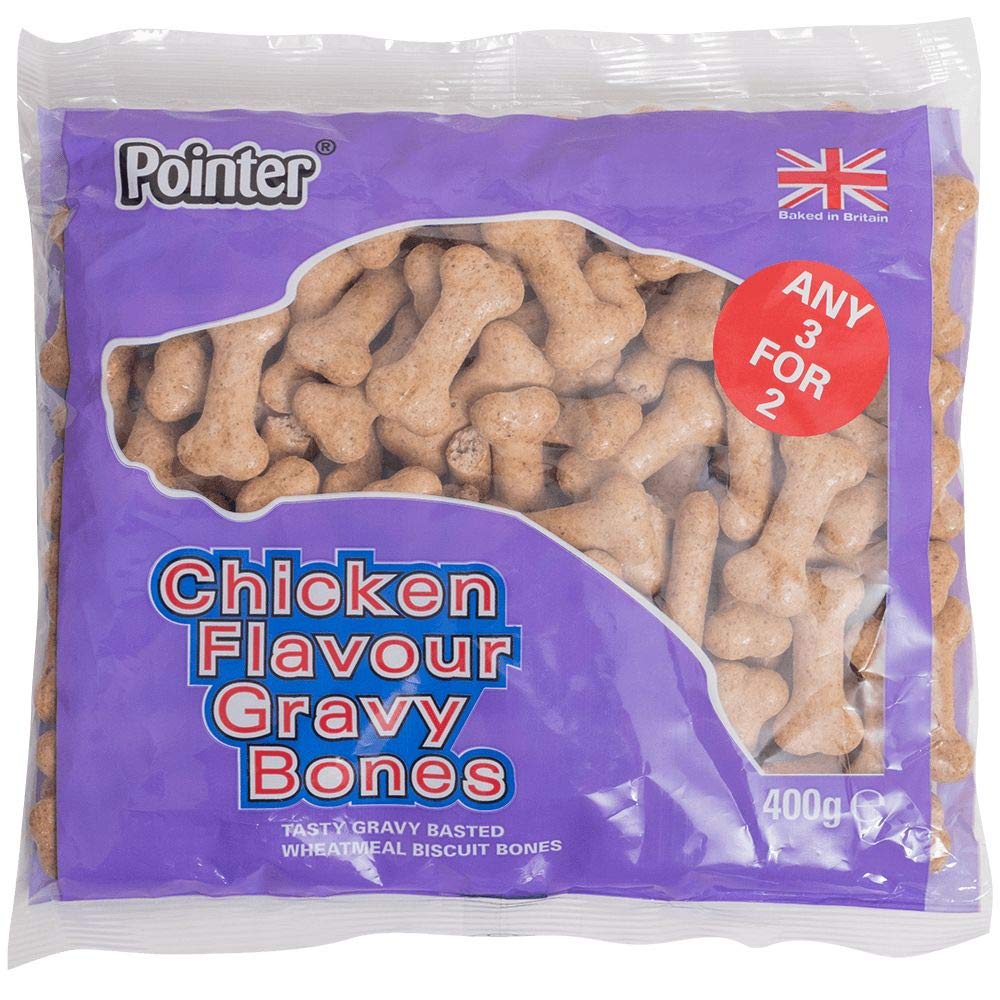 Fold Hill Foods Pointer Chicken Gravy Bones 400g, transparent