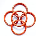 5pcs Silicone Steam Gasket Ring Replacement for Delonghi Group Espresso Machines Brew EAM Esam ECAM ORM Piston Seal OD 44mm ID 36mm