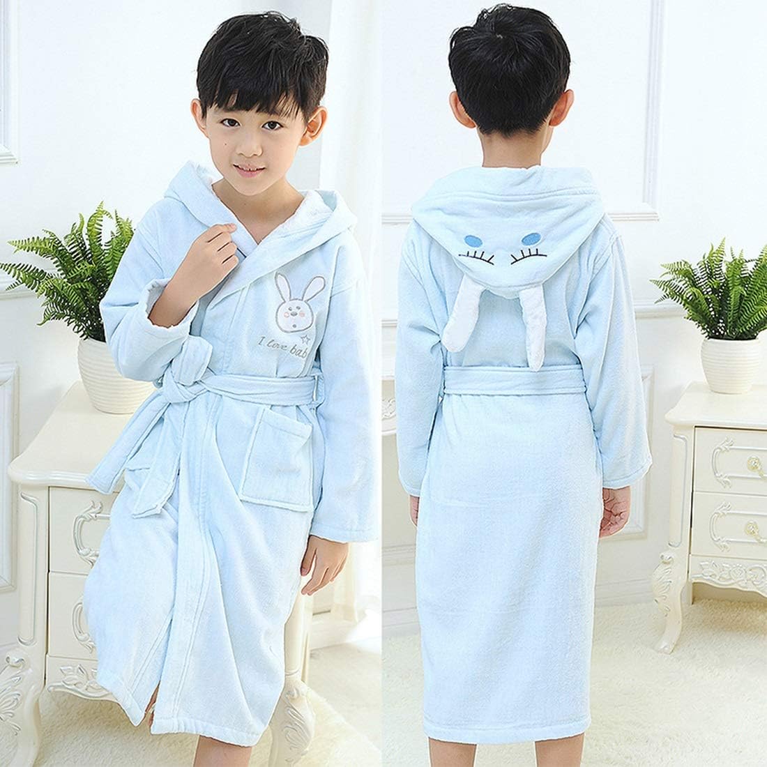 kids bathrobe towel