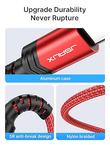 JSAUX USB C to Audio Aux Jack Cable Compatible with iPhone