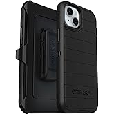 OtterBox iPhone 15 Plus and iPhone 14 Plus Defender Series Pro Case - Black, screenless, Rugged & Durable, with Port Protection, Includes Holster Clip Kickstand
