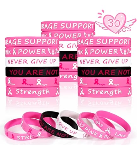 Down Syndrome Awareness Silicone Bracelets - Pack Of 12 Rubber Wristbands
