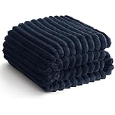 HIMEET Soft Navy Blue Twin Blanket for Bed - 300GSM Cozy Fleece Blanket for Men, Small Lightweight Bed Blankets Graduation Birthday Gifts for Her Him, Home School Dorm Decor, Navy Blue, 60x80 Inches
