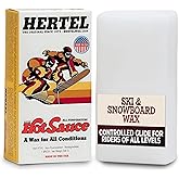 Hertel Super HotSauce All Temperature Ski and Snowboard Wax - Easy to Apply, Rub On or Iron On Hot Wax for Snowboards and Skis - Made in USA, All Weather Conditions (340 g)