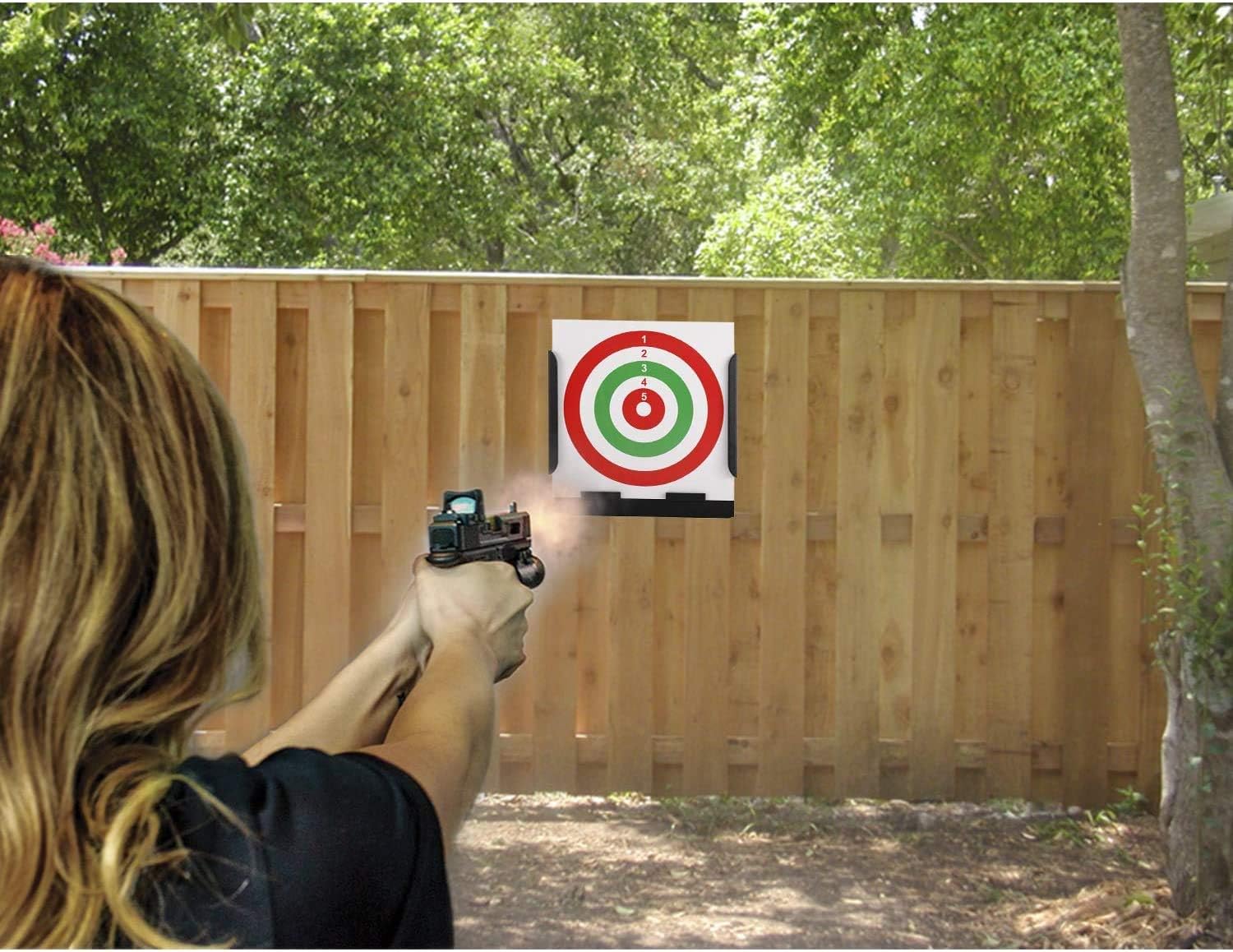 100 Pack Air Shot Paper Targets 5.5" x 5.5" for Pellet Trap Pellet Catcher Target Holder : Sports & Outdoors