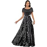 VCCICANY Cape Sleeves Mother of The Bride Dresses for Women Chiffon Sequin Lace Beaded Long Evening Formal Gowns