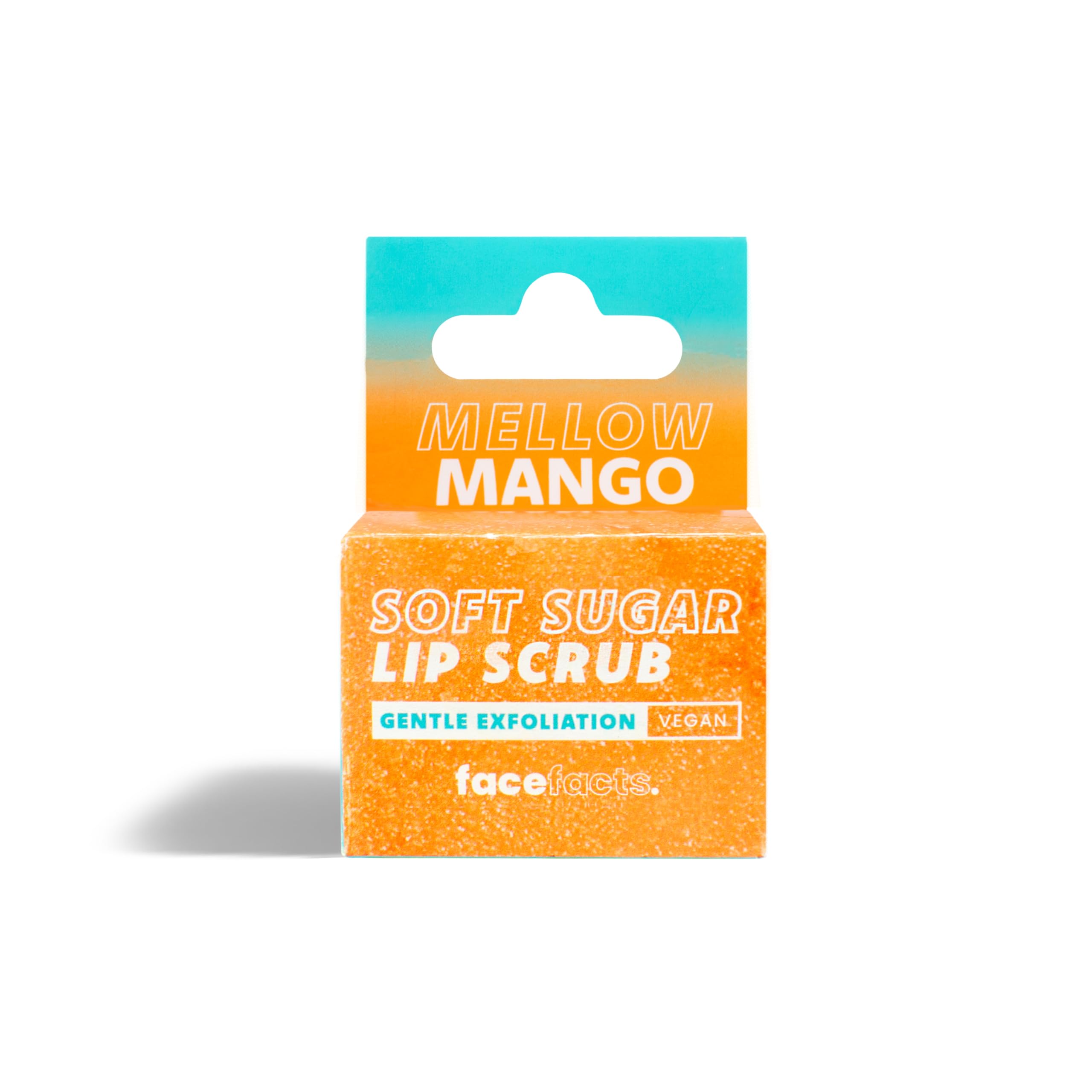 Face Facts Candied Mellow Mango Lip Scrub| Soften + Smooth Dry Lips | 10g