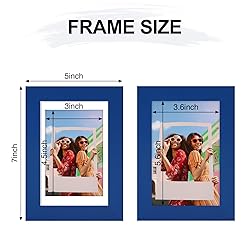 Vittanly 4x6 Picture Frame, Engineered Wood with
