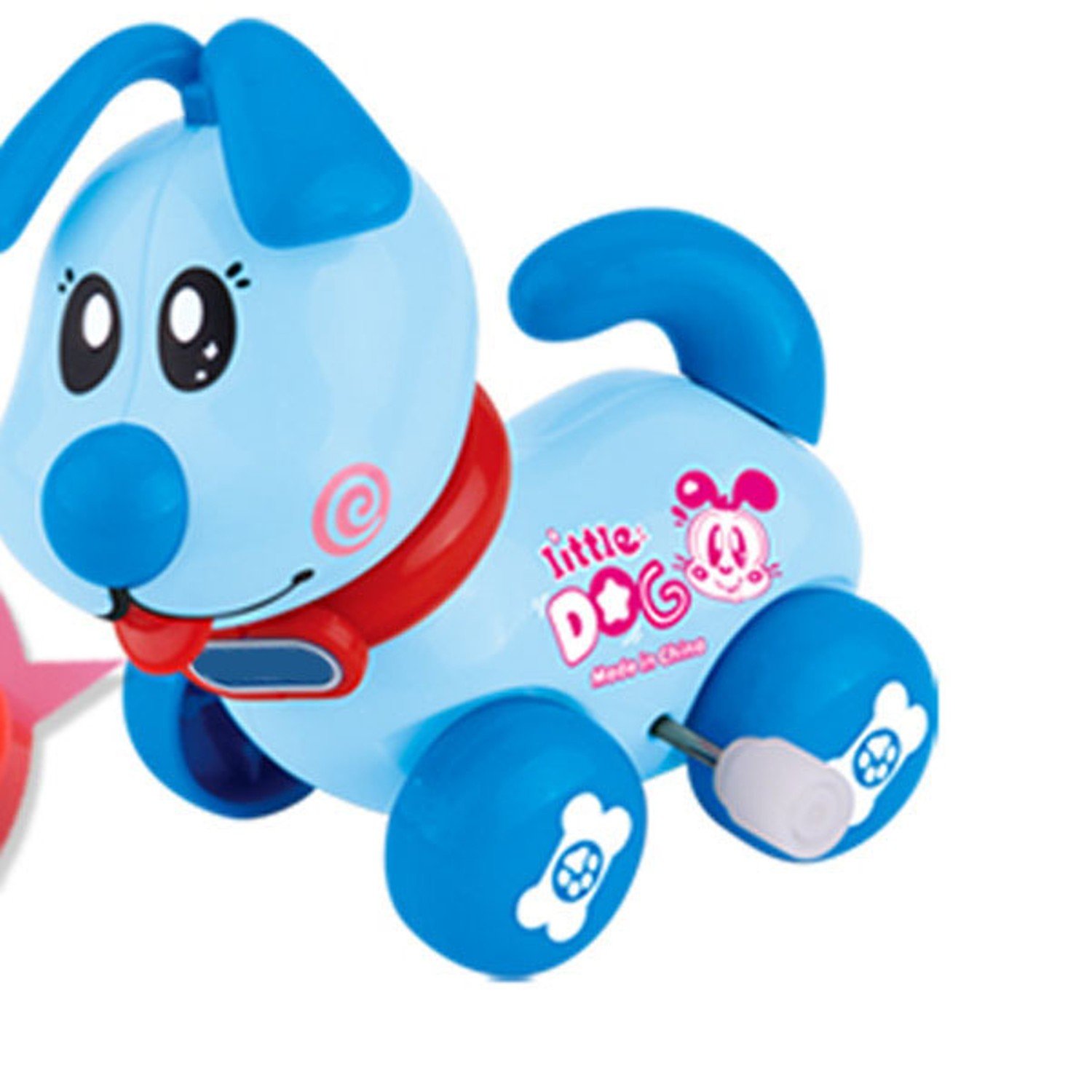 1PC Arrival Cute Wind up Naughty Dog Clockwork Spring Bug Toy For Kids