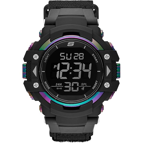 Amazon.com: Skechers Men's Keats Digital Chronograph Watch, Color