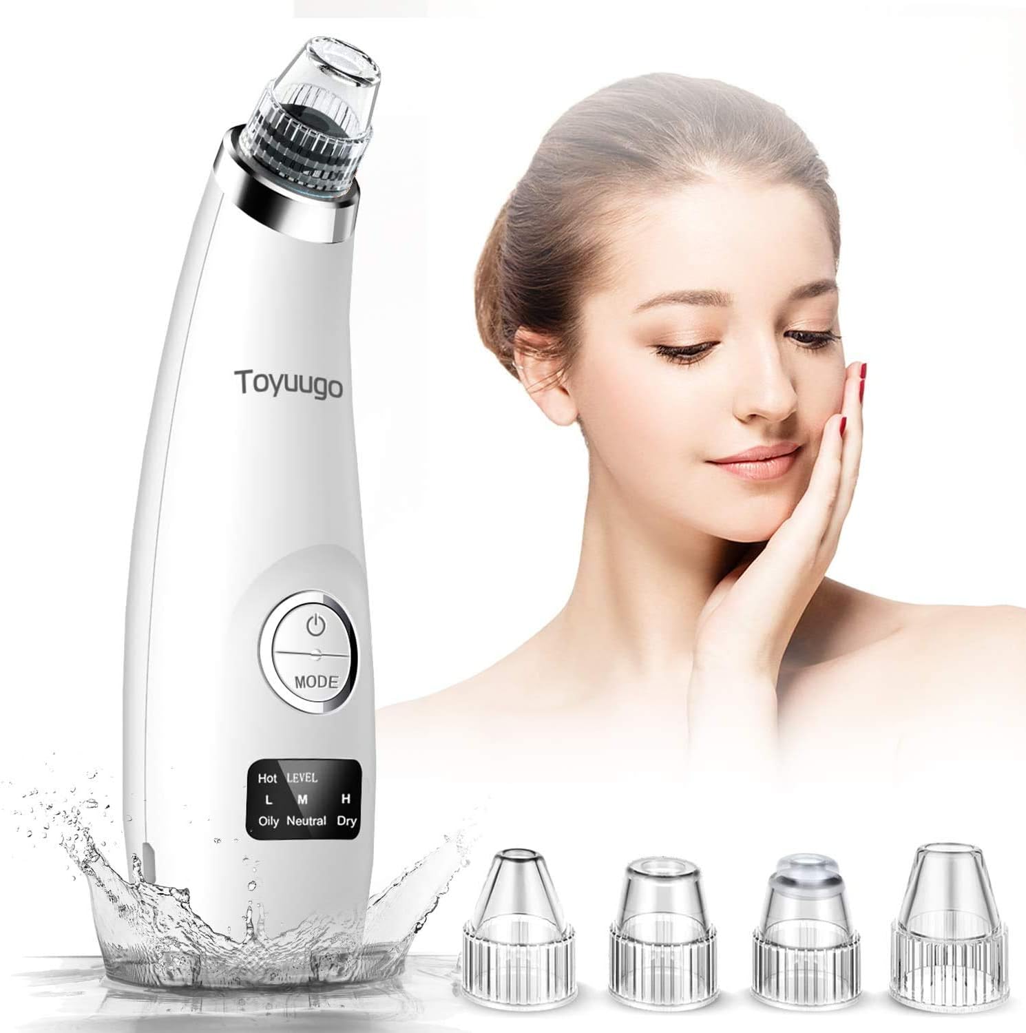 Blackhead Remover Vacuum Electric Acne Comedone Extractor, Facial Pore