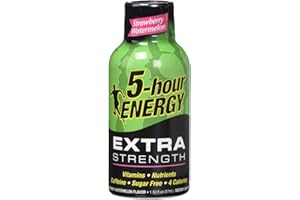 Living Essentials 5-Hour Energy Extra Strength Strawberry Watermelon Energy Shot 1.93 oz. Bottle