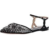 badgley mischka morgen ankle strap flat