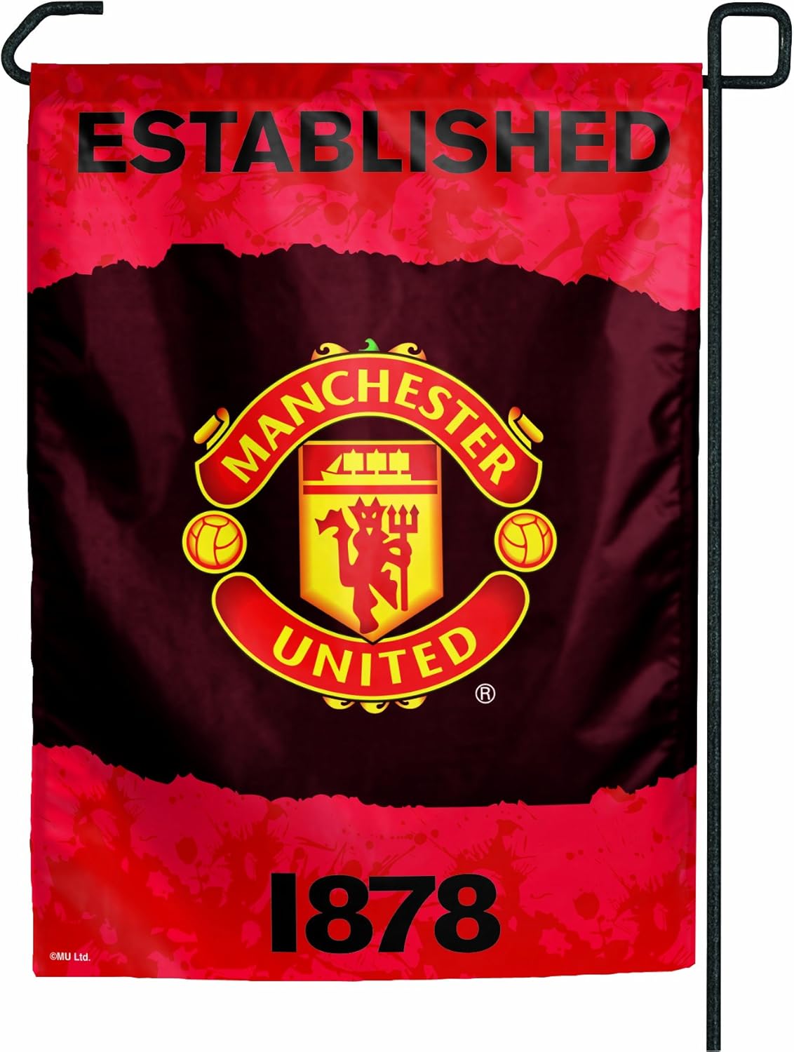 Int'l Soccer Manchester United Football Club Garden Flag
