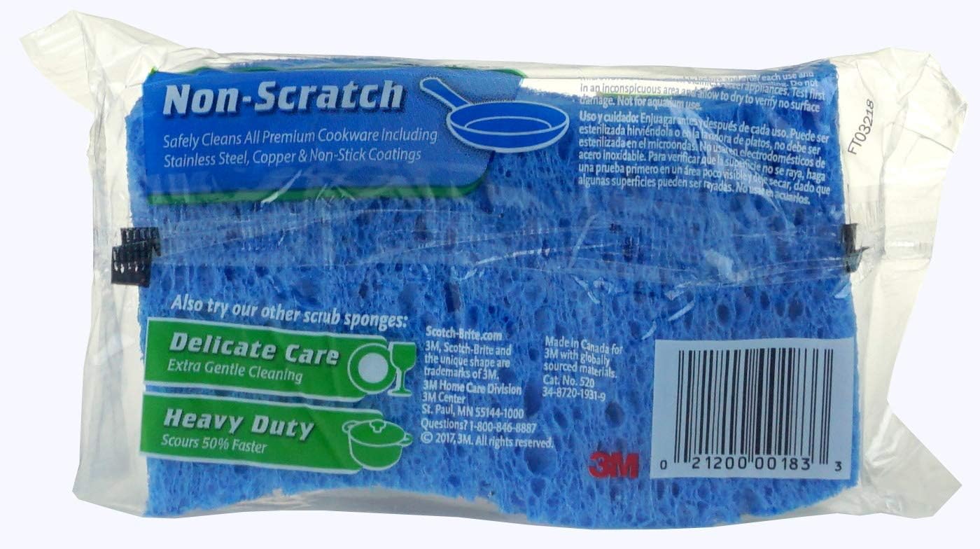 Scotch-Brite Non-Scratch Scrub Sponges - 21 Pack, Blue, 21 Count (Pack of 1) - Image 5