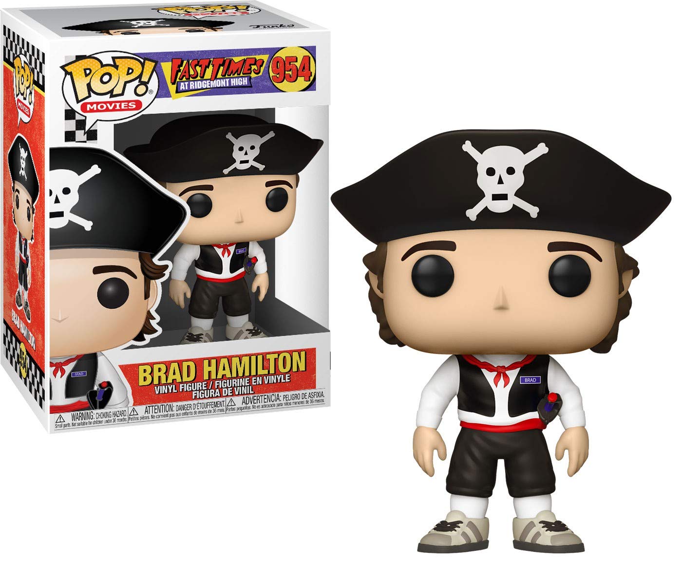 Funko POP! Movie: Fast Times At Ridgemont High-Brad Hamilton As Pirate - Collectable Vinyl Figure - Gift Idea - Official Merchandise - Toys for Kids & Adults - Movies Fans