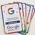 NFC Tap Google Review Card - Boost Customer Feedback with Tap & Scan QR - No App, No Subscription - Works on iPhone & Android (Pack 6)