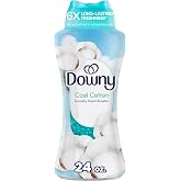 Downy Cool Cotton In-Wash Laundry Scent Booster Beads, 24 oz, laundry scent beads, Long-lasting Freshness