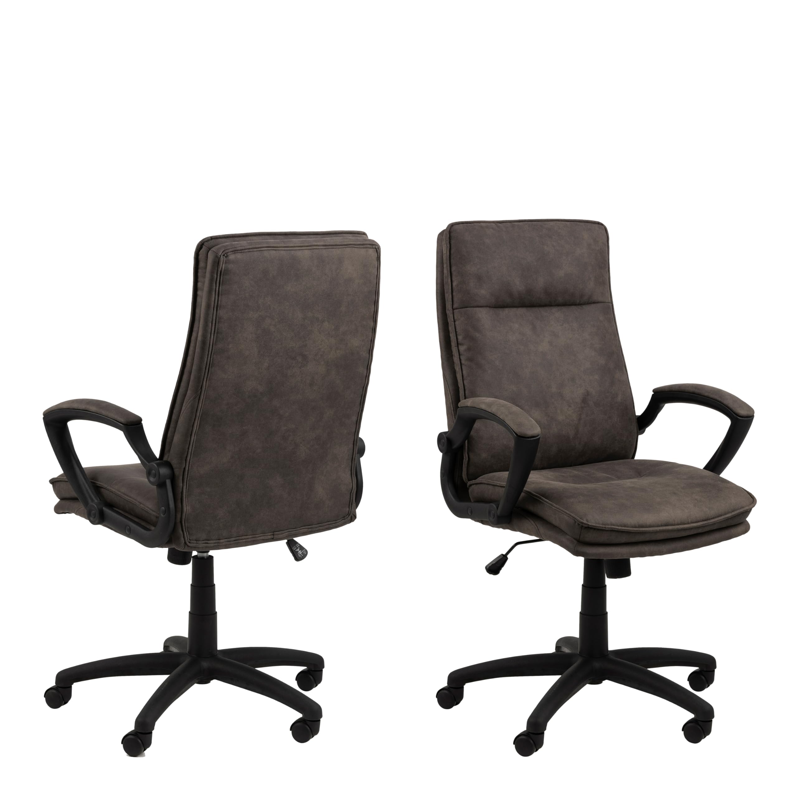 Furniture To Go | Brad, Black, Swiverl Desk Chair with Armrest