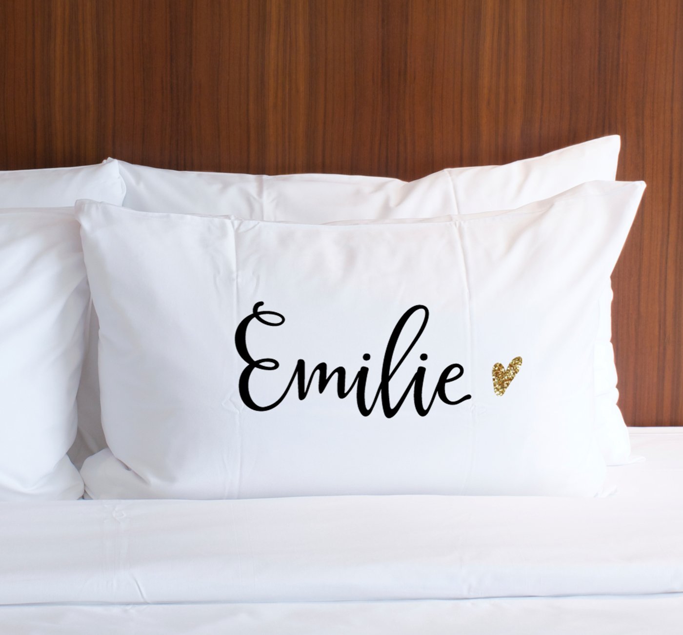 Amazon Com Pillowcase Personalized Name Pillow Gift Black Design
