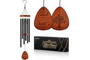 SteadStyle Sympathy Gifts for Loss of Loved One, Memorial Wind Chimes,Gifts for Who Loss of Dad, Mom,Brother,Friends, Sympathy Gift Baskets,Bereavement Gifts, Home Decor Outdoor Garden Patio (25.5 IN)