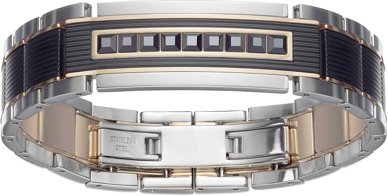 Swarovski Men Stainless Steel Cuff Bracelet 5037647 Amazon.co.uk Jewellery