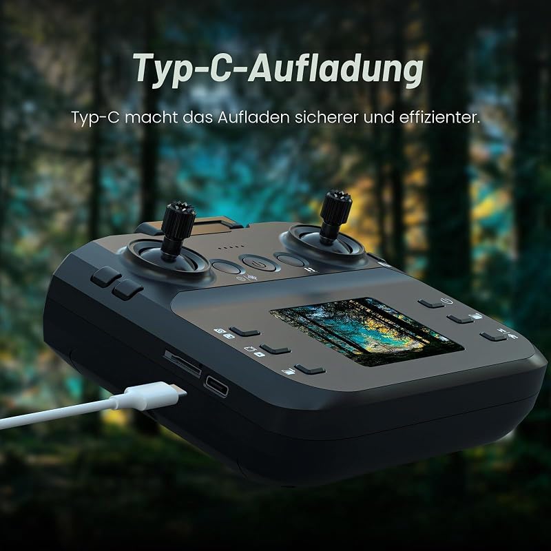 F417PRO Mini Drohne mit 1080 HD Kamera LCD Bildschirm Fernsteuerung,Bürstenloser Motor,Type‑C Aufladung,Fluggerät unter 249g,Spielzeug Drohne für Erwachsene Kinder Anfänger,Geschenk für Jungen Mädchen