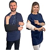 Inspired Comforts Unisex Right Shoulder & Side Access Post Surgery & Rehab Snap Shirt