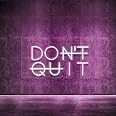 YIKBIK Don't Quit LED Neon Sign for Wall Decor, DO IT Neon Lights Party Decorations, USB Powered Switch Lighting Adjustable f