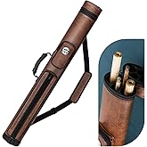 Trymaker Pool Cue Case, 2x2 Pool Stick Case (Not for 3/4) &ndash; Hard Billiard Bag for 2 Sticks, Billiard Accessories
