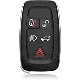 Keylessbest Replacement for 2012 - 2018 Land Rover LR2 LR4 Discovery Key Fob Remote Control KOBJTF10A 5 Buttons 315MHz