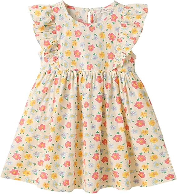 Amazon 実りの秋 ガールズワンピース 夏 花 プリンセス風 女の子 ドレス 子供服 女児 キッズ ジュニア お嬢様 可愛い 良い肌触り 通園 通学 発表会 フォーマル ワンピース チュニック 通販