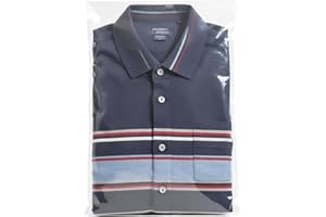 NUITPY 58 Pcs Clear Cellophane Bags, 14x20 Inch Resealable Poly Bag, Self Sealing Shirt Bags, Clear Bag for Clothes, magazine, postcard