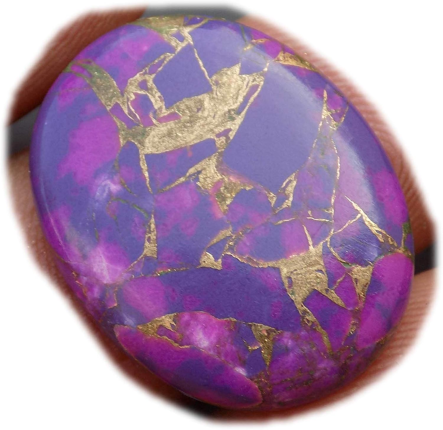 RASIO Purple Turquoise Cabochon, Natural Purple Turquoise Gemstone