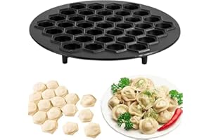 Pelmeni Maker 37 Holes Aluminium Alloy Ravioli Maker Reusable Dumpling Mold Ideal for Kitchen Utensils and Gadgets