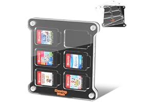 Desing Wish Magnetic Module Switch Game Case Compatible with Nintendo Switch Games Cards Switch Card Holder Case with 6 Card Slots