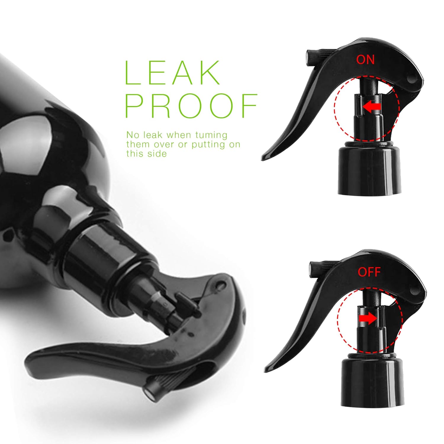 Plastic Spray Bottles, Safe and Reliable 500 ml Spraying Bottle, Commercial Household Empty Water Sprayer Cleaning Solutions For Home, Health, Beauty, Kitchen, Bathroom, Garden(3Pack, 3 Colors, 16 Oz): Industrial & Scientific