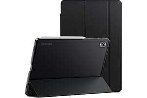 JETech Case for Samsung Galaxy Tab S11, Translucent Back Tri-Fold Stand Protective Tablet Cover, Support S Pen Pairing, Auto 