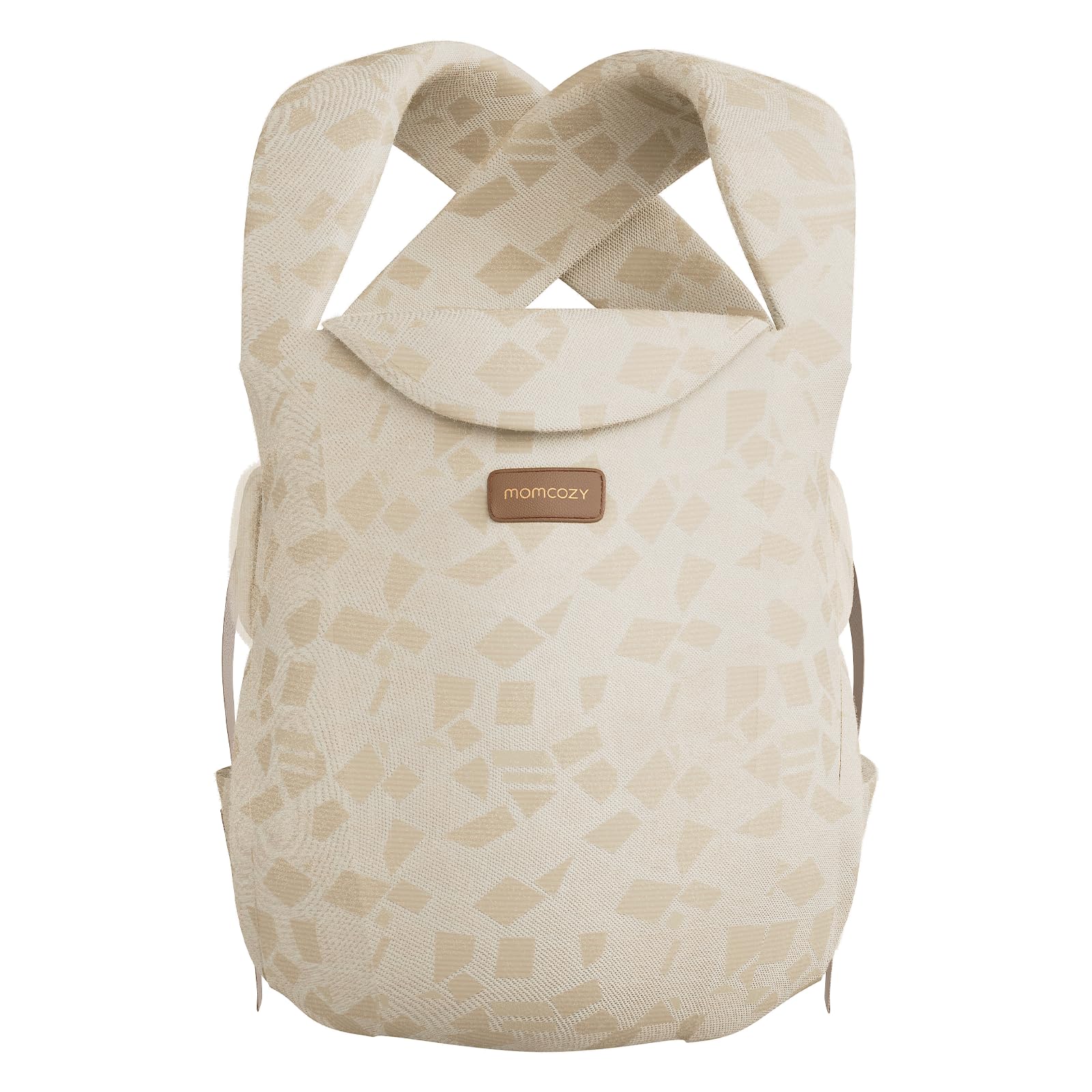 Photo 1 of Momcozy Newborn Carrier WeeSnug- Lightweight and Cozy Comfort for 7-25 lbs, Ergonomic Cross-Back Support, Jacquard Weave, Hands-Free Baby Carrier with Lumbar Support, Geometry