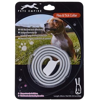 Pets Empire Natural Botanic Essential Oil Added Flea & Tick Collar for Dog Puppy Length 66cm