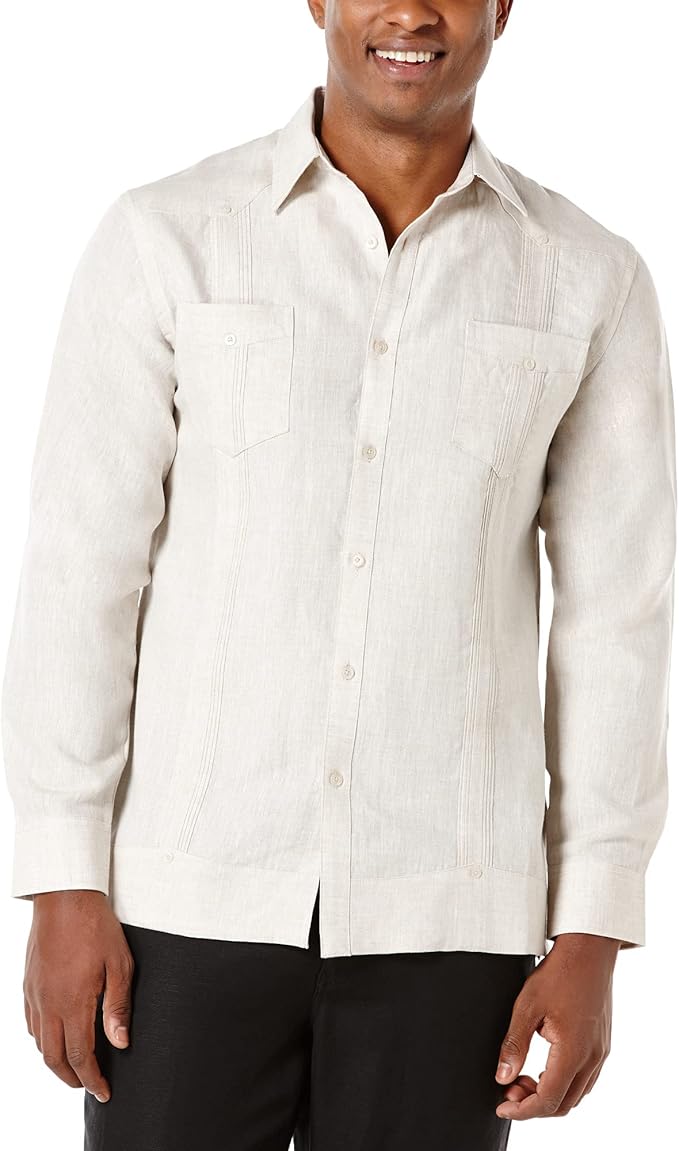 Cubavera Guayabera con rayas de manga larga Hombre - El Palacio de Hierro