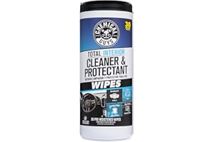 Chemical Guys Total Interior Cleaner & Protectant Canister Wipes, Great for Cars, Trucks, SUVs, RVs, & More (30 Ct) - PMWCSPI22030